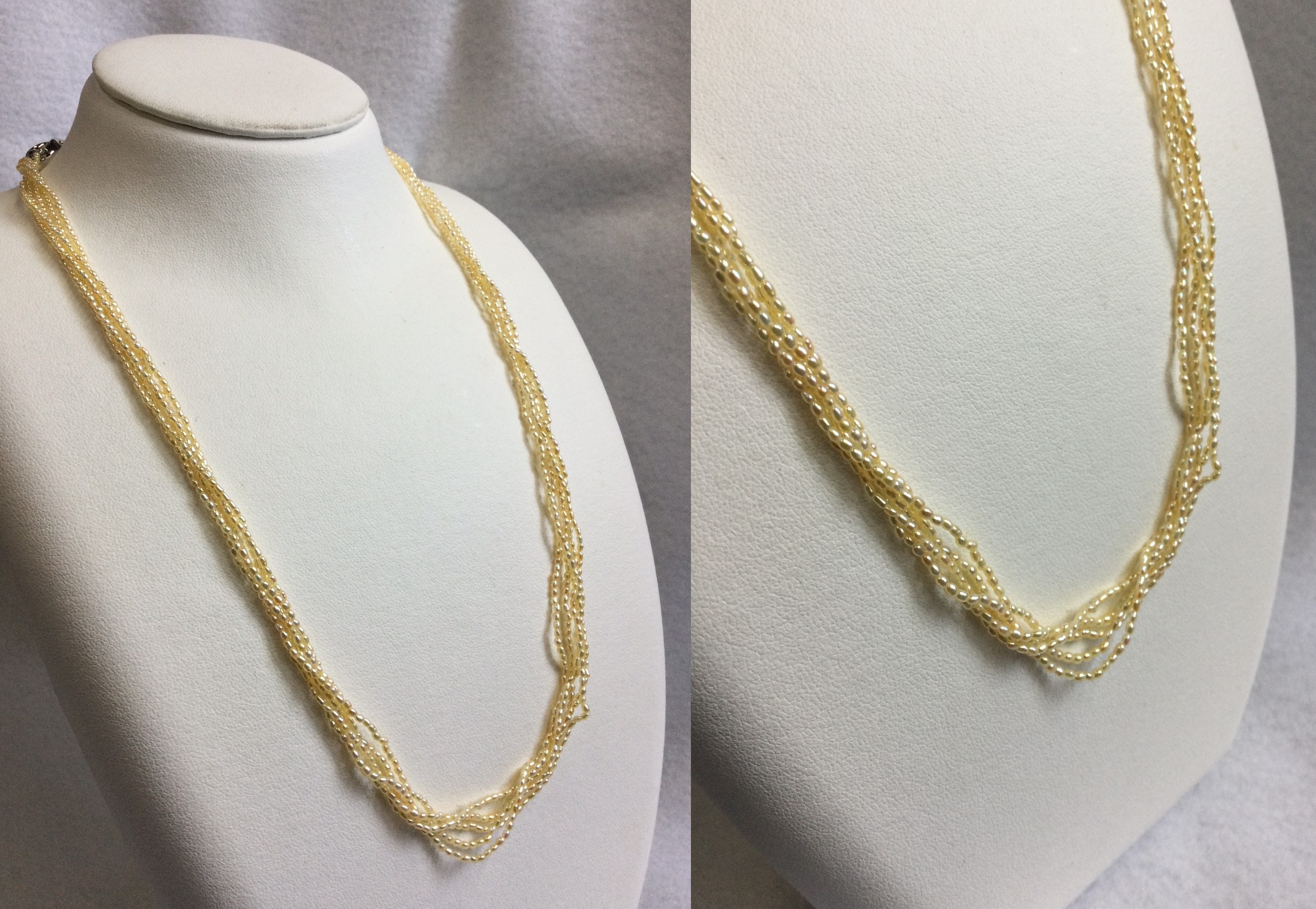 アコヤケシ ゴールドネックレス | 真珠専科イリエ